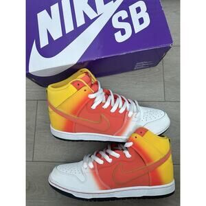Nike SB dunk high pro candy corn yellow sneakers size 11 men’s PERFECT CONDITION